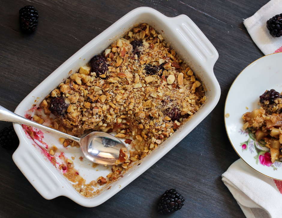 Apple Blackberry Crisp for Any Season
